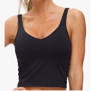 Crop Tank Sports Bra-lululemon align dupe